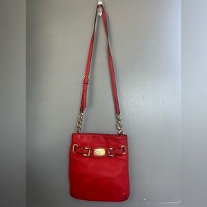 Michael Kors Hamilton Leather Messenger Bag
